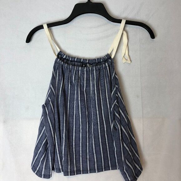 BDG Blue Striped Halter Crop Top Size XS       RS - Picture 1 of 5